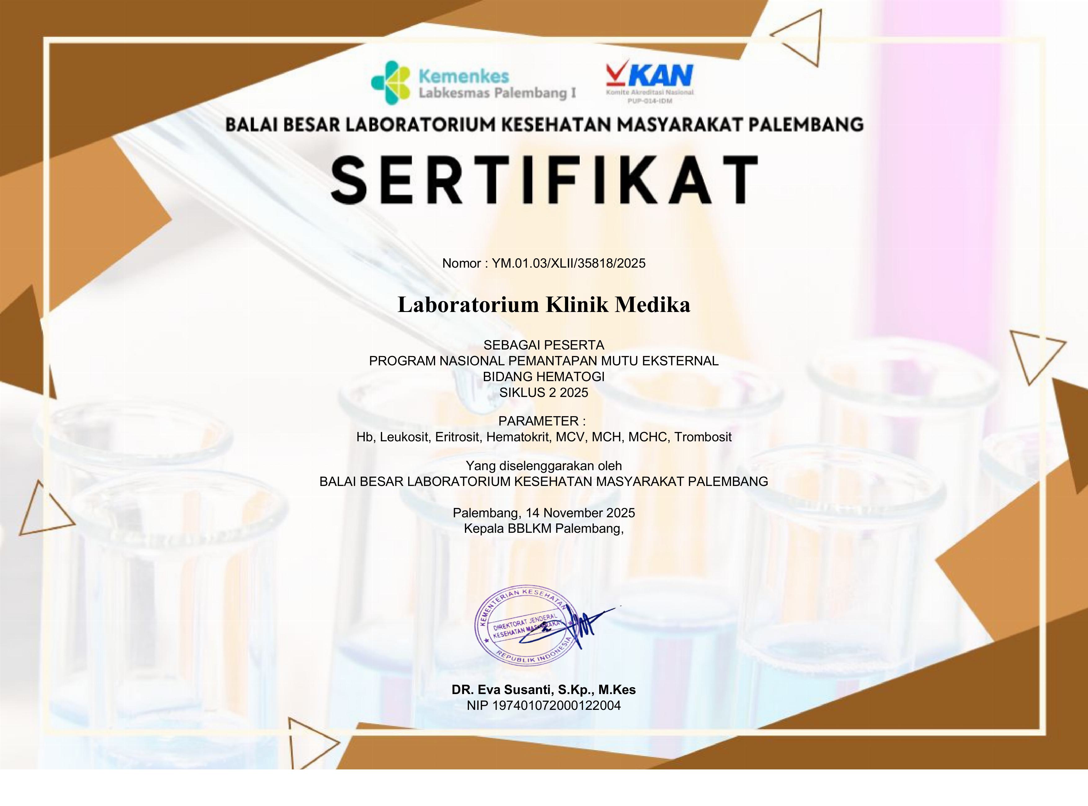 Setifikat PME 2025 (HEMATOLOGI)